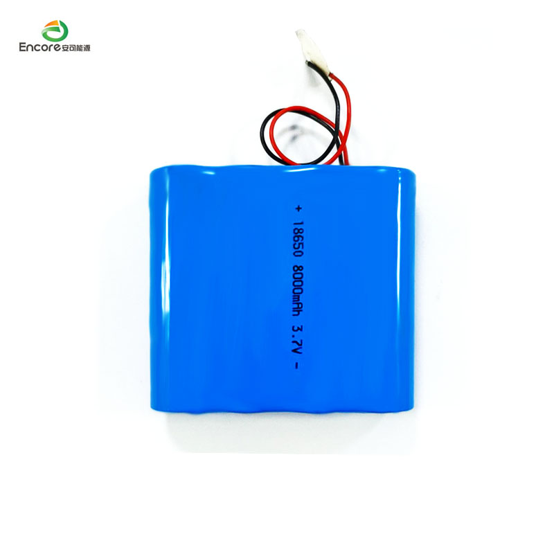 18650 8000 mAh 3,7 V liitiumioonaku