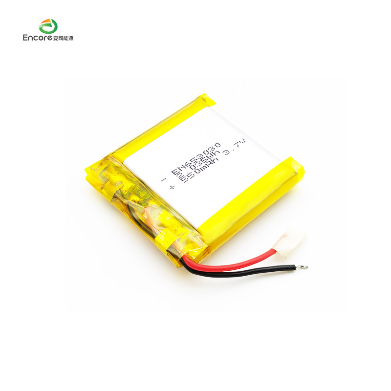 3,7 V 500 mAh Li polümeeraku