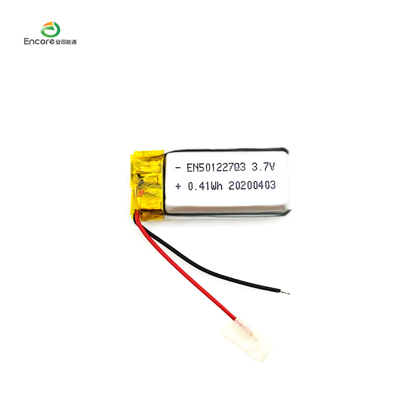 501227 3,7v 110mah liitiumpolümeeraku